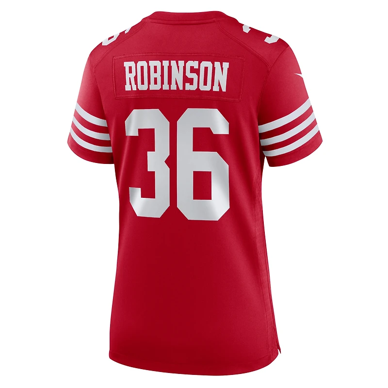 Maillot Nike Curtis Robinson Scarlet pour femme des San Francisco 49ers
