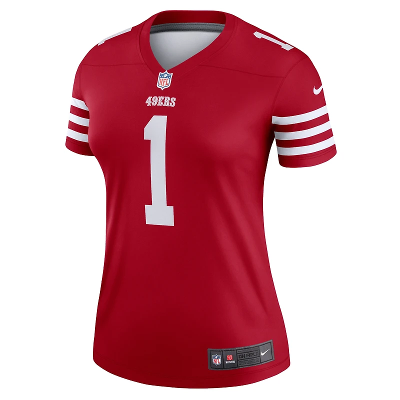 Women's Nike Deebo Samuel Sr  Scarlet San Francisco 49ers Legend Player Performance Top