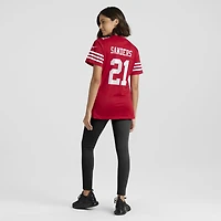 Maillot de match Nike Scarlet Deion Sanders pour femme, joueur retraité des 49ers San Francisco