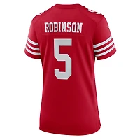 Maillot de match Nike Demarcus Robinson Scarlet des San Francisco 49ers pour femme