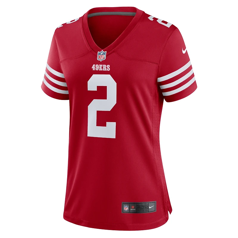 Women's Nike Deommodore Lenoir  Scarlet San Francisco 49ers Game Jersey
