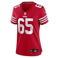 Women's Nike Drew Moss  Scarlet San Francisco 49ers Team Game Jersey