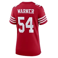 Women's Nike Fred Warner Scarlet San Francisco 49ers Game Player Jersey