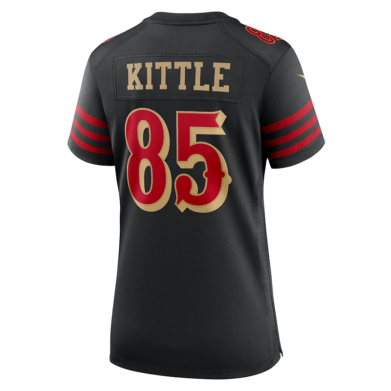 Women's Nike George Kittle Black San Francisco 49ers 2025 Rivalries Collection Game Jersey