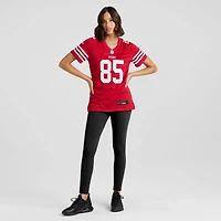 Maillot de joueur Nike George Kittle Scarlet San Francisco 49ers pour femme