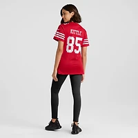 Maillot de joueur Nike George Kittle Scarlet San Francisco 49ers pour femme
