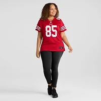 Maillot de joueur Nike George Kittle Scarlet San Francisco 49ers pour femme