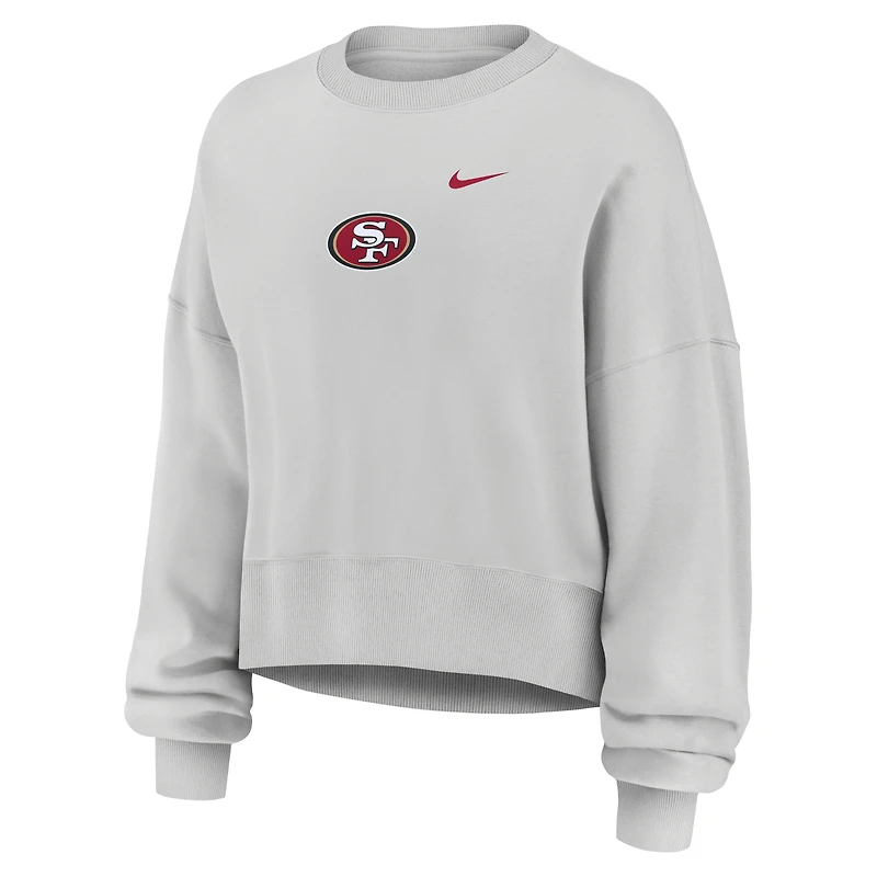 V110793 49ER 0BB NFL Femme Nike Primetime Phoenix Oversized Crew SWTLADCRW 01D7-0BB-9B-CSV #20