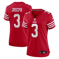 Maillot Nike Greg Joseph Scarlet pour femme des San Francisco 49ers