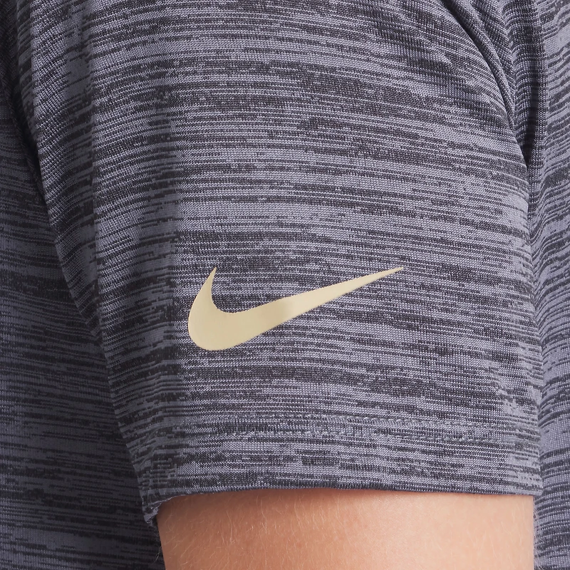 T-shirt Nike Dri-FIT pour femme, coloris charbon chiné, collection Rivalries 2025, San Francisco 49ers