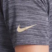 Women's Nike Heather Charcoal San Francisco 49ers 2025 Rivalries Collection Sideline Velocity Dri-FIT T-Shirt