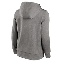 NUT 49ER HEATHER CHARCOAL 23 WOMEN'S STRETCH RUN PERFORMANCE FLEECE HOODIE SWTLADHOD
