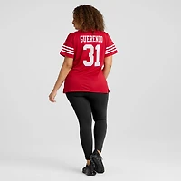 Women's Nike Isaac Guerendo  Scarlet San Francisco 49ers Game Jersey