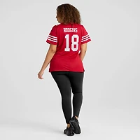 Maillot de match Nike Isaiah Hodgins Scarlet des San Francisco 49ers pour femme