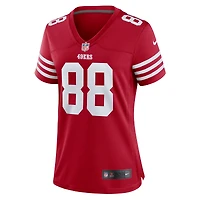 Women's Nike Jake Tonges  Scarlet San Francisco 49ers Team Game Jersey