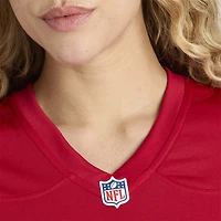 Maillot de match Nike Jon Weeks Scarlet des San Francisco 49ers pour femme