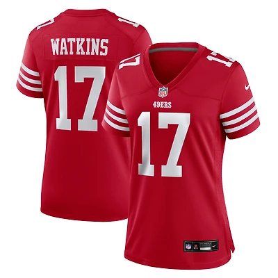 Maillot Nike Jordan Watkins Scarlet pour femme des San Francisco 49ers