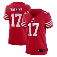 Maillot Nike Jordan Watkins Scarlet pour femme des San Francisco 49ers