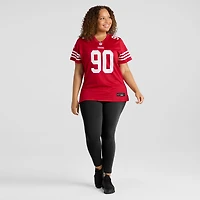 Maillot de match Nike Kevin Givens Scarlet San Francisco 49ers pour femme