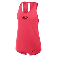 Débardeur Nike rouge clair San Francisco 49ers Glory Crisscross Dri-FIT pour femme
