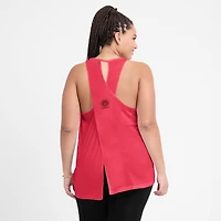Débardeur Nike rouge clair San Francisco 49ers Glory Crisscross Dri-FIT pour femme
