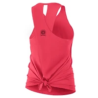 Women's Nike Light Red San Francisco 49ers Glory Open-Back Crisscross Dri-FIT Tank Top