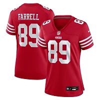 Women's Nike Luke Farrell  Scarlet San Francisco 49ers Team Game Jersey