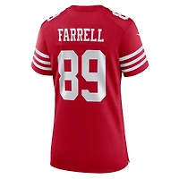 Women's Nike Luke Farrell  Scarlet San Francisco 49ers Team Game Jersey