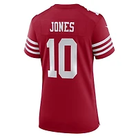 Women's Nike Mac Jones  Scarlet San Francisco 49ers Team Game Jersey
