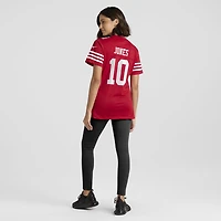 Women's Nike Mac Jones  Scarlet San Francisco 49ers Team Game Jersey