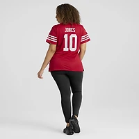 Maillot Nike Mac Jones Scarlet pour femme des San Francisco 49ers