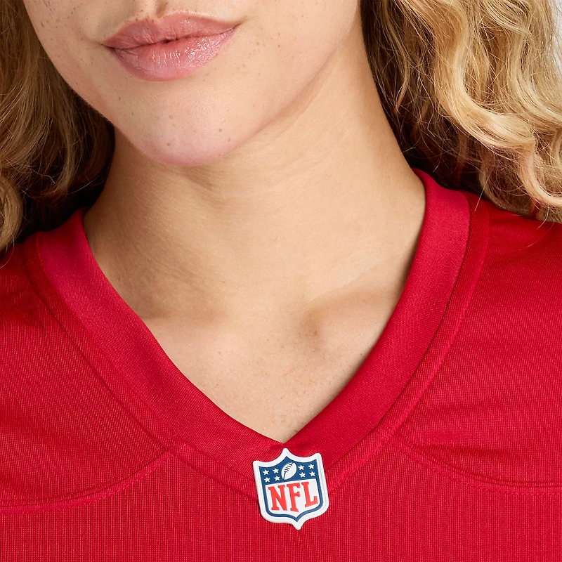 Women's Nike Marques Sigle Scarlet San Francisco 49ers Team Game Jersey