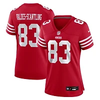 Maillot de match Nike Marquez Valdes-Scantling Scarlet pour femme des 49ers San Francisco