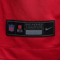 Maillot de match Nike Mykel Williams Scarlet des San Francisco 49ers pour femme