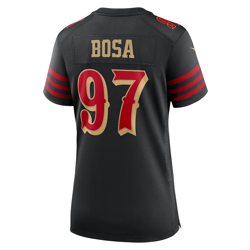 Women's Nike Nick Bosa Black San Francisco 49ers 2025 Rivalries Collection Game Jersey