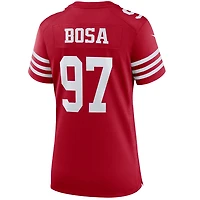 Maillot de joueur Nike Nick Bosa Scarlet San Francisco 49ers pour femme