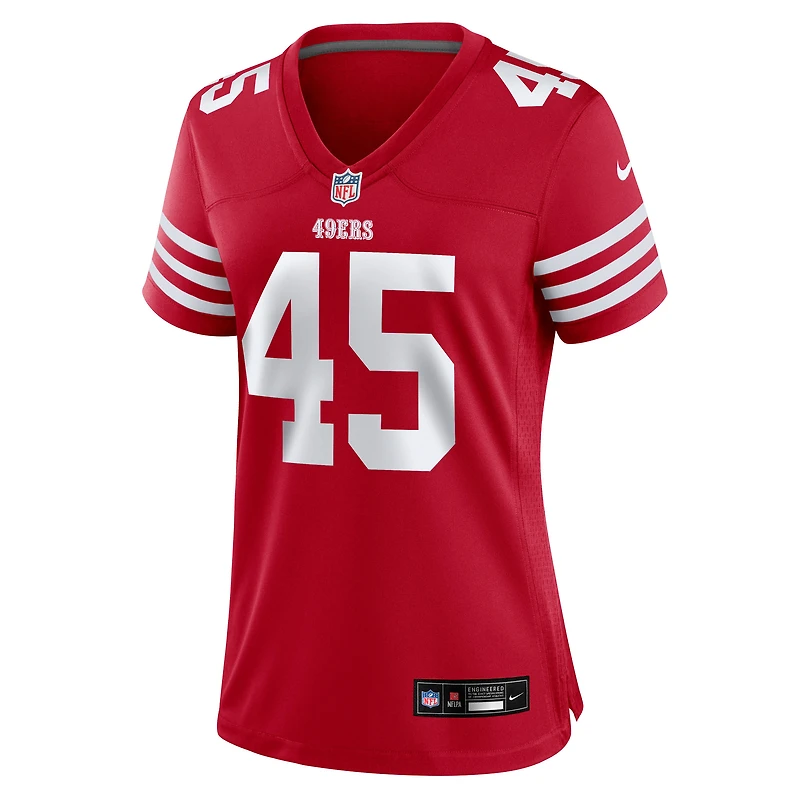 JEU FTF 49ER ROUGE FEMME 2022 MAILLOT NFL TC JERLADGME