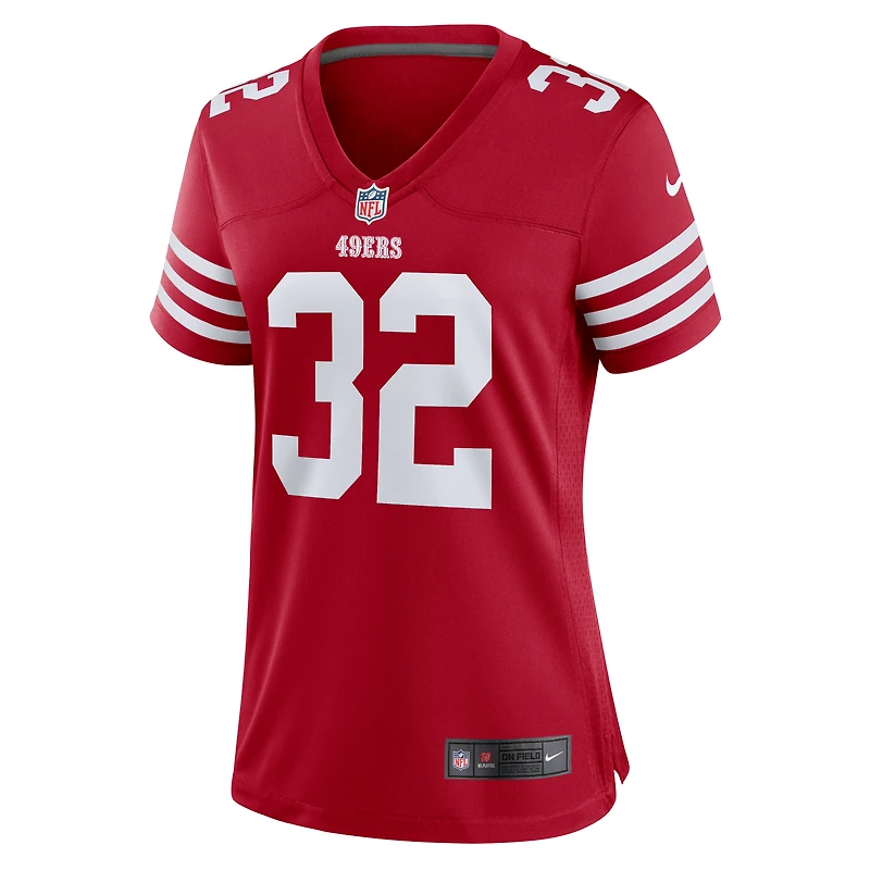 Maillot Nike Patrick Taylor Jr. Scarlet San Francisco 49ers Team Game pour femme