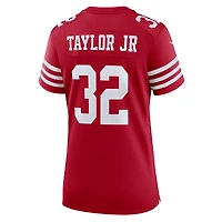 Maillot Nike Patrick Taylor Jr. Scarlet San Francisco 49ers Team Game pour femme