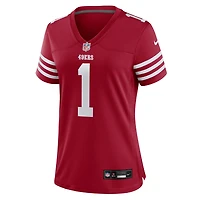 Women's Nike Ricky Pearsall  Scarlet San Francisco 49ers Team Game Jersey