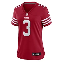 Maillot Nike Robbie Chosen Scarlet pour femme des San Francisco 49ers