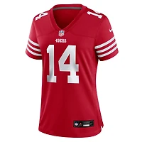 Maillot de match Nike Russell Gage Jr. Scarlet des San Francisco 49ers pour femme