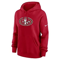 Sweat à capuche en polaire Nike Scarlet San Francisco 49ers Club pour femme