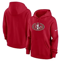 Sweat à capuche en polaire Nike Scarlet San Francisco 49ers Club pour femme