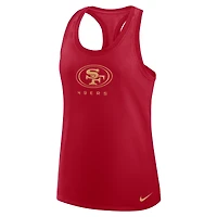 Débardeur Nike Scarlet San Francisco 49ers Hurry Up Tri-Blend Dri-FIT pour femme