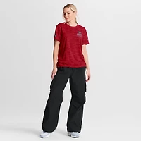 T-shirt Nike Scarlet San Francisco 49ers Sideline Velocity Dri-FIT pour femme