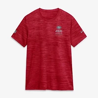 Women's Nike Scarlet San Francisco 49ers Sideline Velocity Dri-FIT T-Shirt