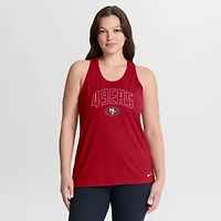 Women's Nike Scarlet San Francisco 49ers Tri-Blend Dri-FIT Racerback Tank Top