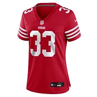 Maillot de match Nike Siran Neal Scarlet des San Francisco 49ers pour femme