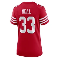 Maillot de match Nike Siran Neal Scarlet des San Francisco 49ers pour femme